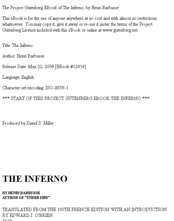 The Inferno