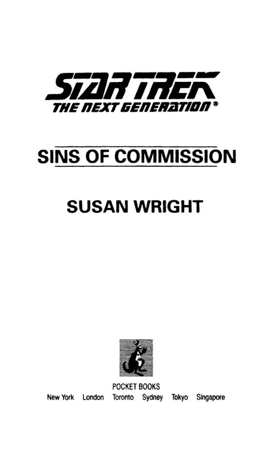 Star Trek: The Next Generation: Sins of Commission