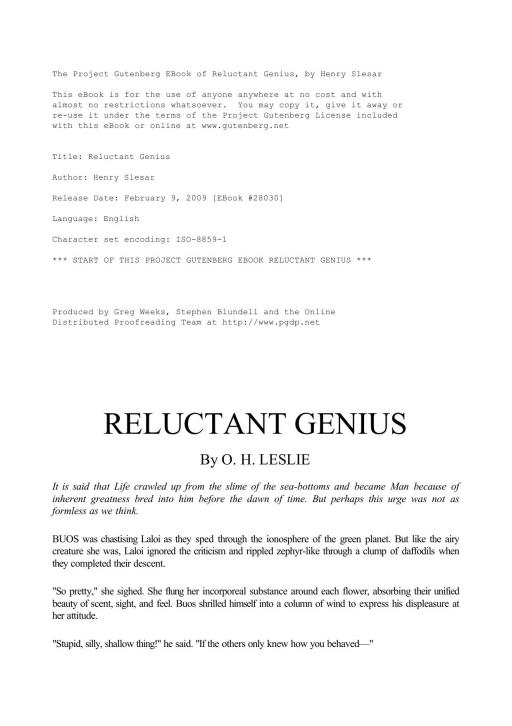 Reluctant Genius