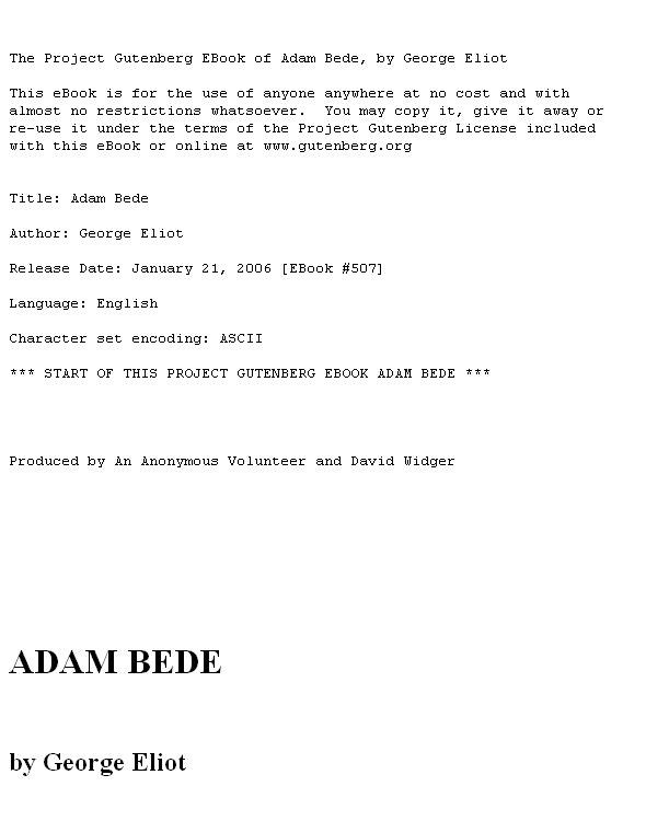 Adam Bede