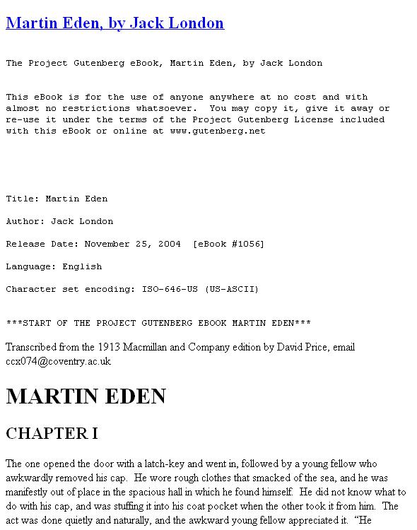 Martin Eden