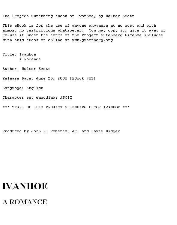 Ivanhoe