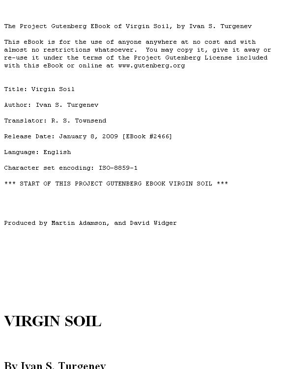 Virgin Soil