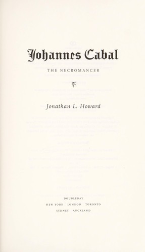 Johannes Cabal the Necromancer