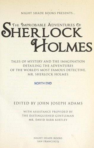 The Improbable Adventures of Sherlock Holmes