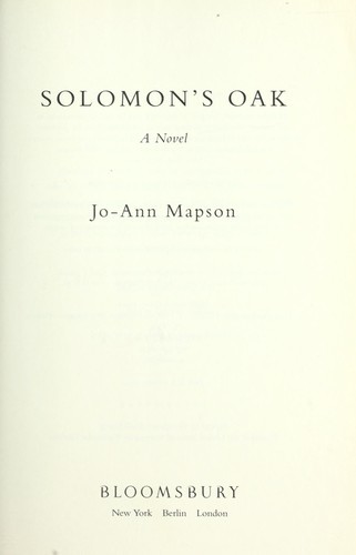 Solomon's Oak: A Novel