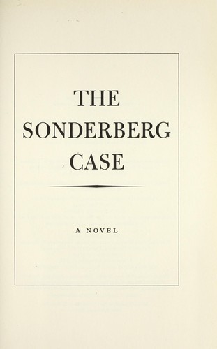 The Sonderberg Case: A Novel