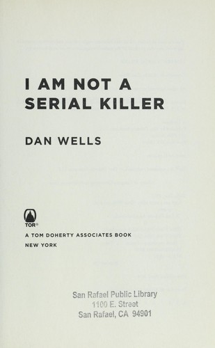 I Am Not a Serial Killer