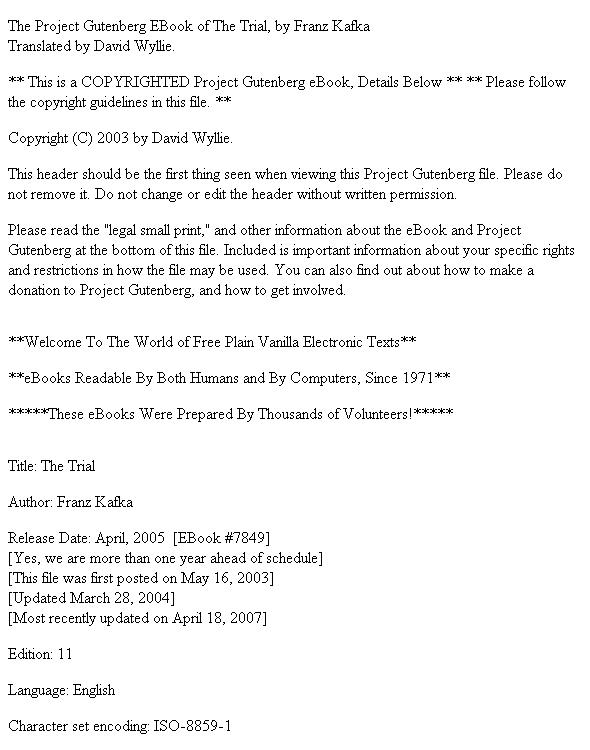 The Trial