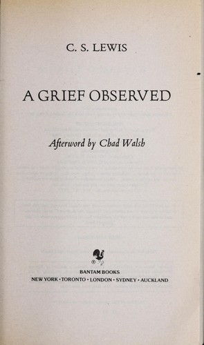 A Grief Observed