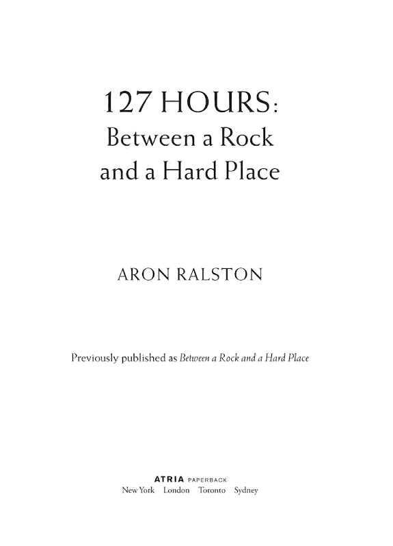 127 Hours: Between a Rock and a Hard Place